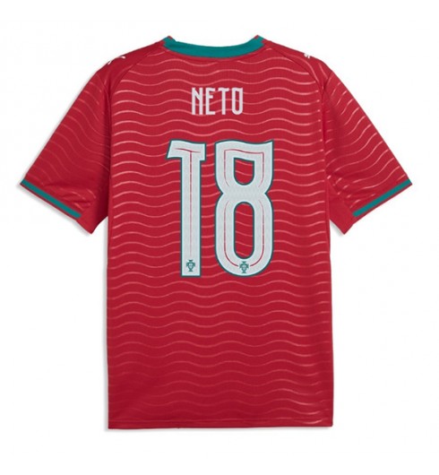 Portugalsko Pedro Neto #18 Domácí Dres MS 2026 Krátký Rukáv Portugalsko Pedro Neto #18 Domácí Dres MS 2026 Krátký Rukáv